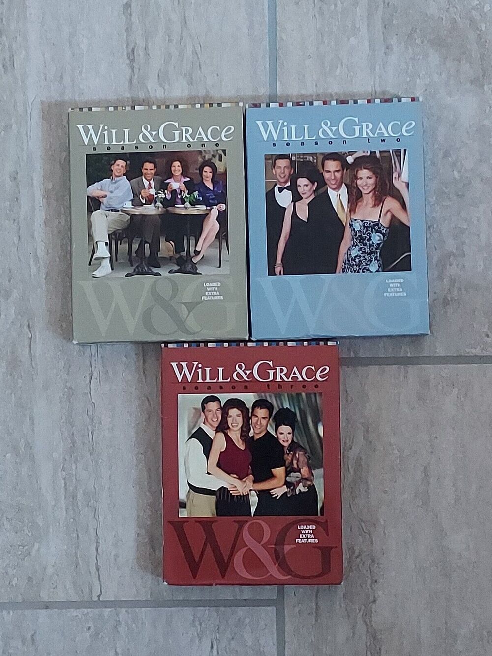 Will & Grace TV Series Seasons 1 2 3 On DVD